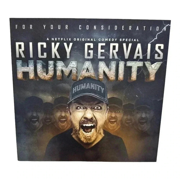 Ricky Gervais Humanity Stand Up Comedy Netflix FYC Emmy Screener DVD 2018 - Picture 1 of 5